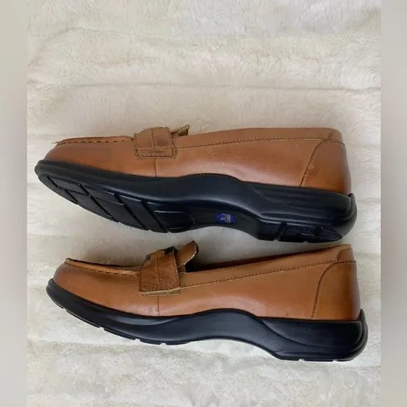 Dr.Comfort Brown Leather Loafers