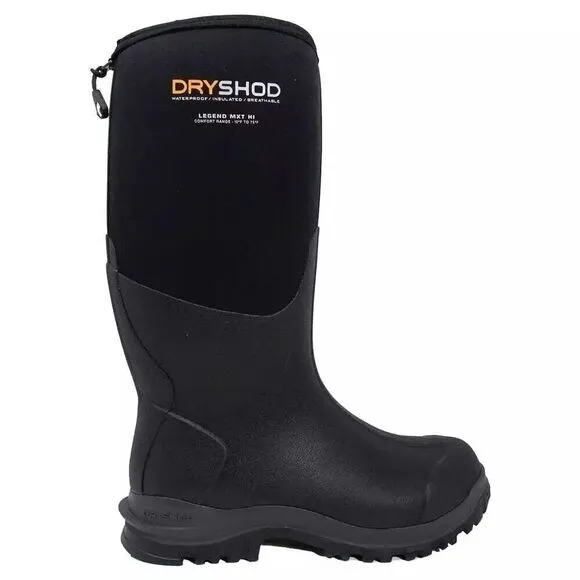 Dryshod men’s legend MXT Waterproof hi top pull on boot sz 13