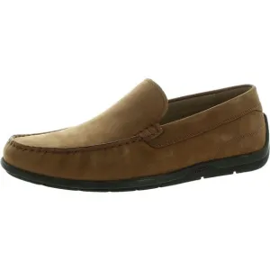 ECCO Mens Classic Moc 2.0 Brown Solid Nubuck Loafers New
