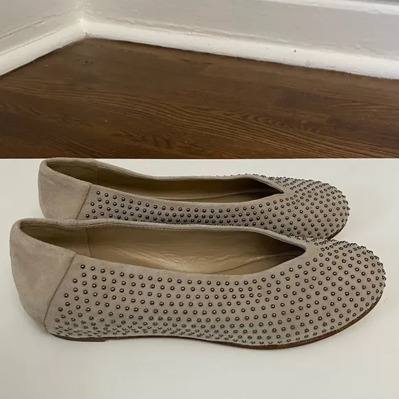 Eileen Fisher studded flats