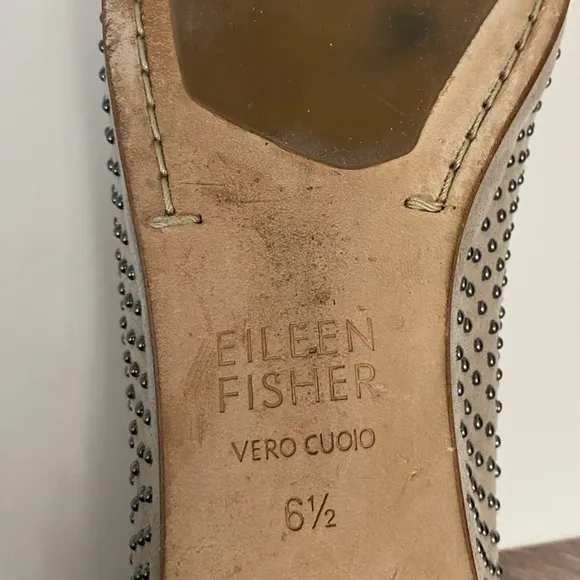 Eileen Fisher studded flats