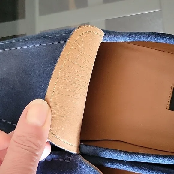 Elja by Lloyd Germany Classic Men's Loafers Suede Leather Blue Slipons Dressy