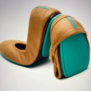 EUC Tieks Ballet Flats Camel Tan Size 10