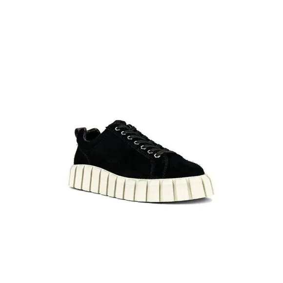 EYTYS Odessa Suede Sneakers in Black M 7.5 W 9 Dust Bag Lace Up Shoes