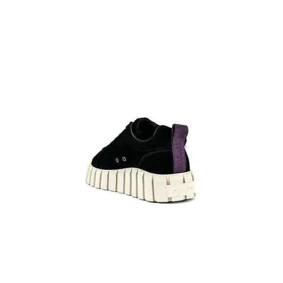 EYTYS Odessa Suede Sneakers in Black M 7.5 W 9 Dust Bag Lace Up Shoes