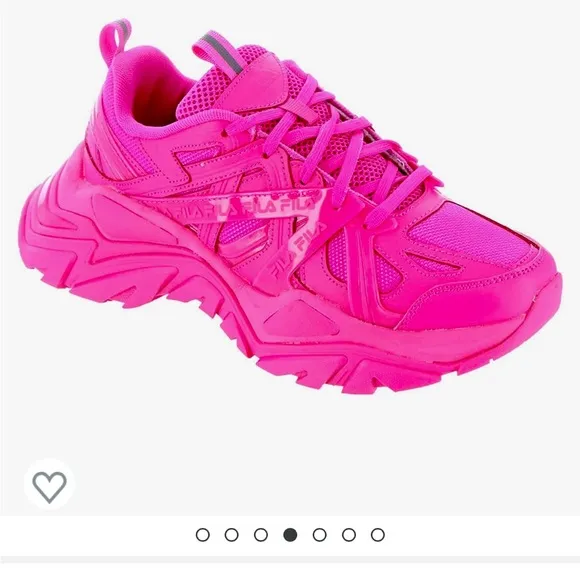 FILA Barbie pink leather Electrove 2 ,chunky sneakers