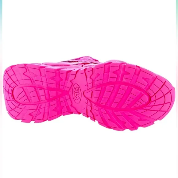 FILA Barbie pink leather Electrove 2 ,chunky sneakers