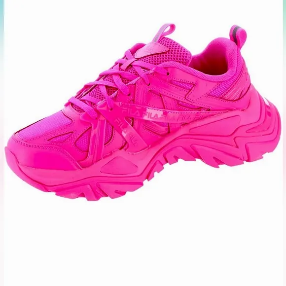 FILA Barbie pink leather Electrove 2 ,chunky sneakers