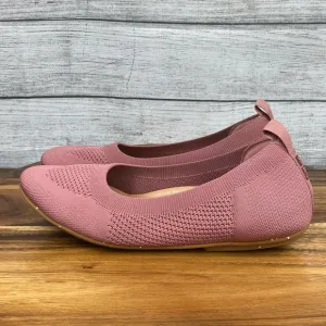 Fitflop Allegro Multi Knit Ballet Flats Dusty Rose Pink Women’s Shoe Size 10