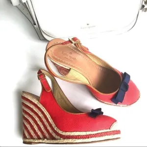 ⚡️FLASH SALE⚡️KATE SPADE BOW STRIPED ESPADRILLES