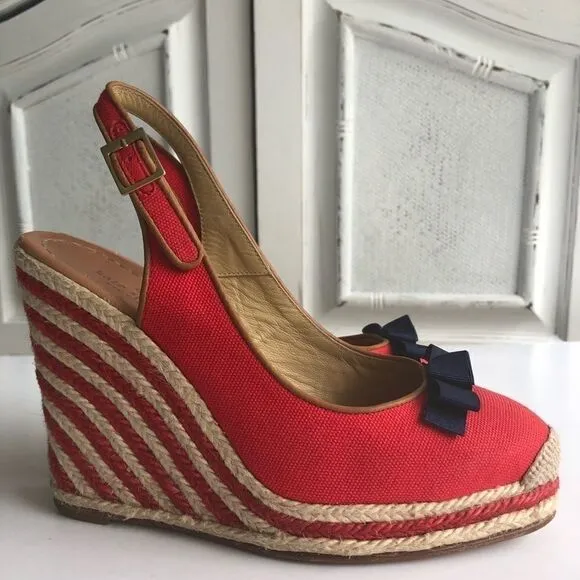 ⚡️FLASH SALE⚡️KATE SPADE BOW STRIPED ESPADRILLES