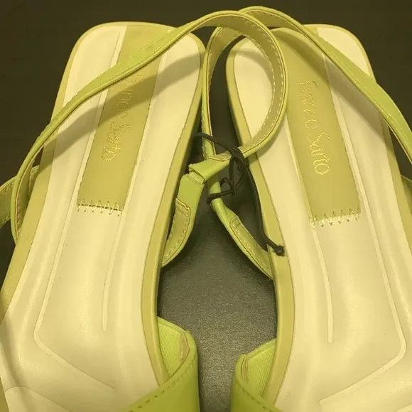 FRANCO‎ SARTO Canary Ballet Slingback Flats in Pistachio