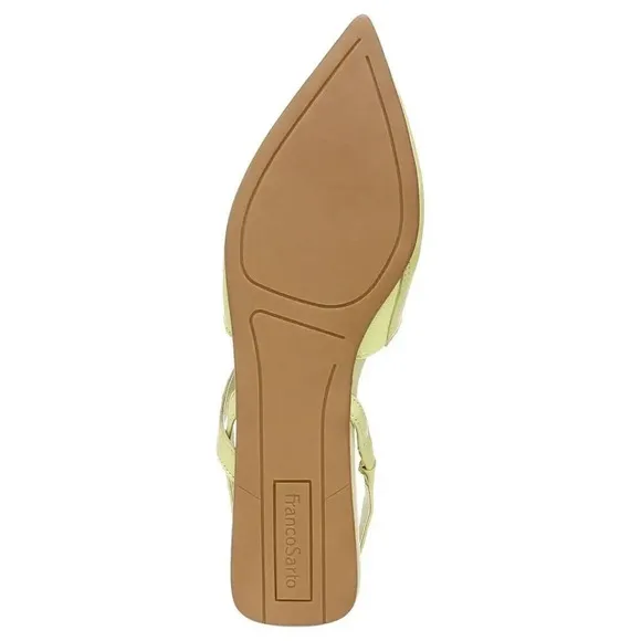 FRANCO‎ SARTO Canary Ballet Slingback Flats in Pistachio