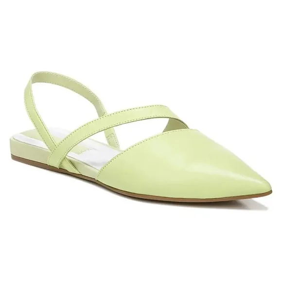 FRANCO‎ SARTO Canary Ballet Slingback Flats in Pistachio