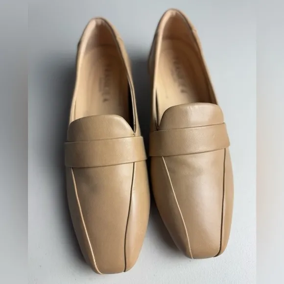 Frankie4  Leather Square Toe Design Slip On Women's Loafers size 8.5