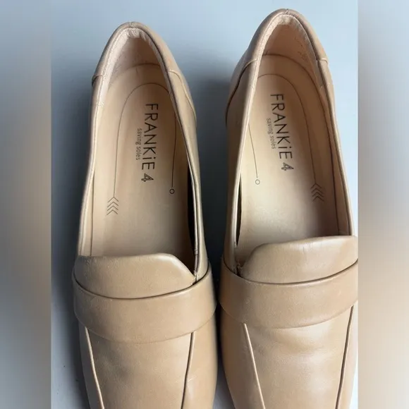 Frankie4  Leather Square Toe Design Slip On Women's Loafers size 8.5