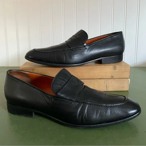 Fratelli  Rossetti  Women's Classic Tapered Loafers in Black Leather *Italy*