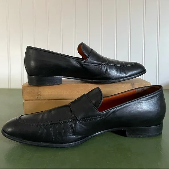 Fratelli  Rossetti  Women's Classic Tapered Loafers in Black Leather *Italy*