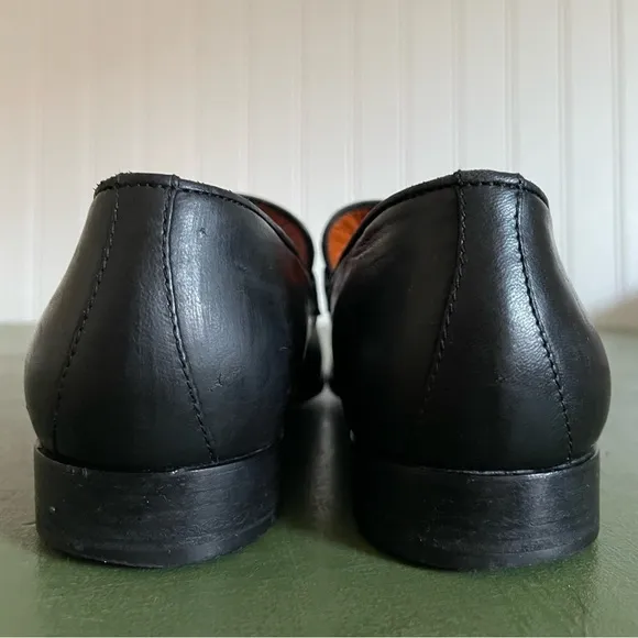 Fratelli  Rossetti  Women's Classic Tapered Loafers in Black Leather *Italy*