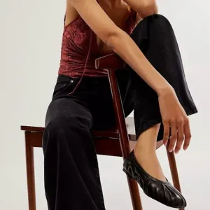 Free People Cara Ballet Flats NIB