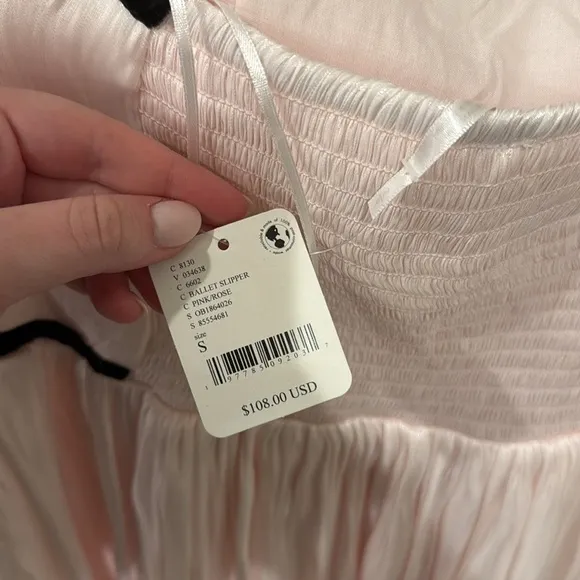 Free People Daisy Mini Dress in Ballet Slipper