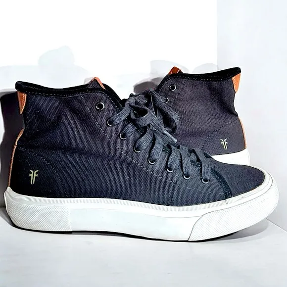 Frye Ludlow High-Top Black Sneakers | Men’s 9