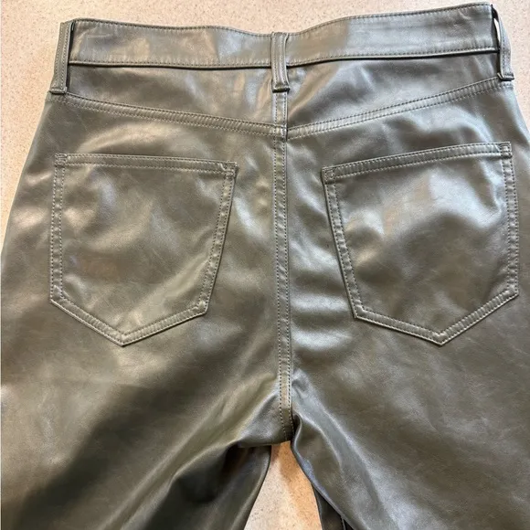 GAP Vintage Slim High Rise Faux Leather Jeans| Pants – Size 29 | 8