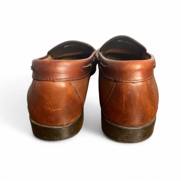 G.H. Bass &amp; Co - Women's Weejuns Leather Tassle Loafers Brown - Sz. 8.5