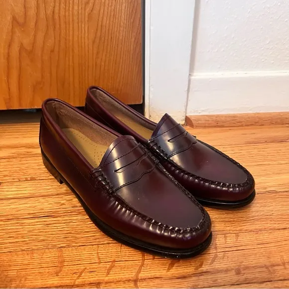 G.H. Bass Whitney Weejuns Whitney Penny Loafers Size 8.5 Burgundy