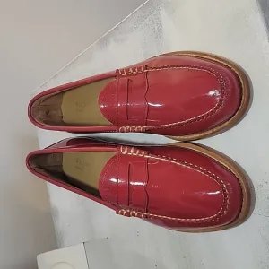 G.H.Bass &amp; Co. Wee Juns Red Loafers SZ 7.5