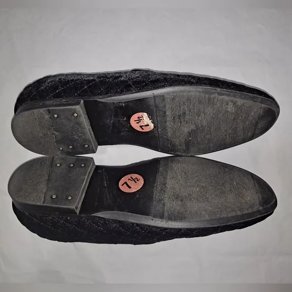 Giorgio Brutini Chatwal Dress Velvet Shoes/Loafers Men's Size 7.5M Quilted Black