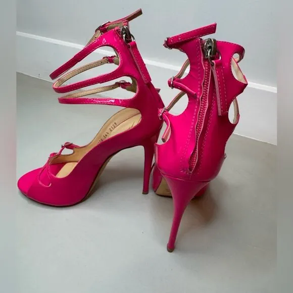 Giuseppe Zanotti Fuchsia Strappy Sandals