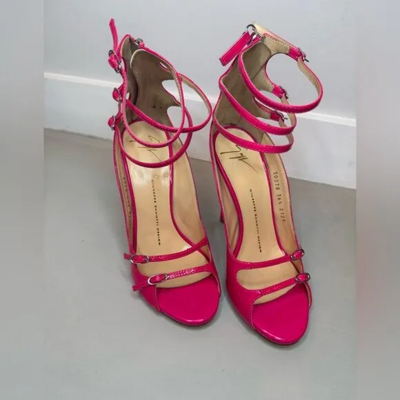 Giuseppe Zanotti Fuchsia Strappy Sandals