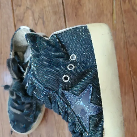 Golden Goose Francy Shimmer High Top Sneakers