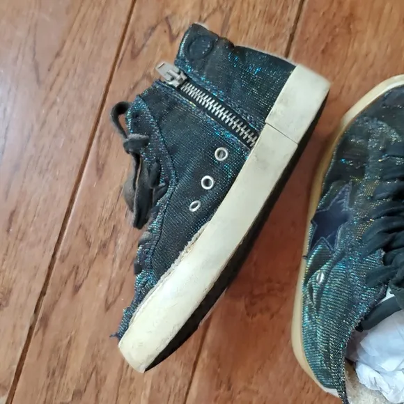 Golden Goose Francy Shimmer High Top Sneakers
