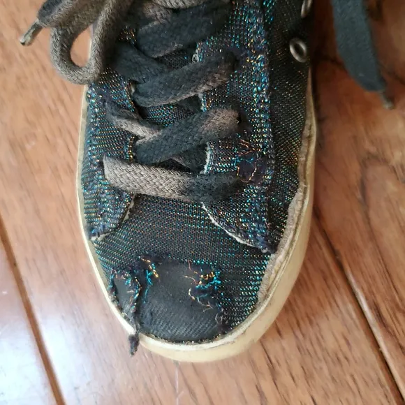 Golden Goose Francy Shimmer High Top Sneakers