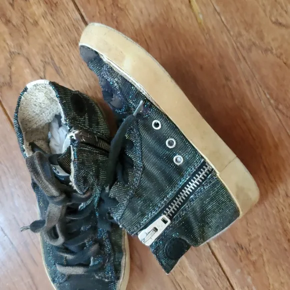 Golden Goose Francy Shimmer High Top Sneakers