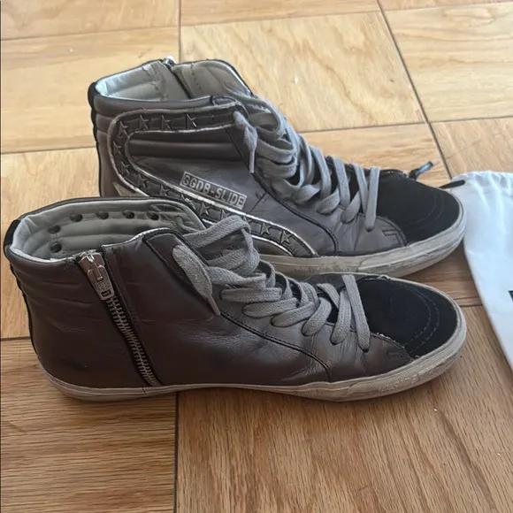 Golden Goose High-Top Sneakers with Dust Bag