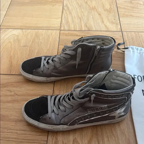 Golden Goose High-Top Sneakers with Dust Bag