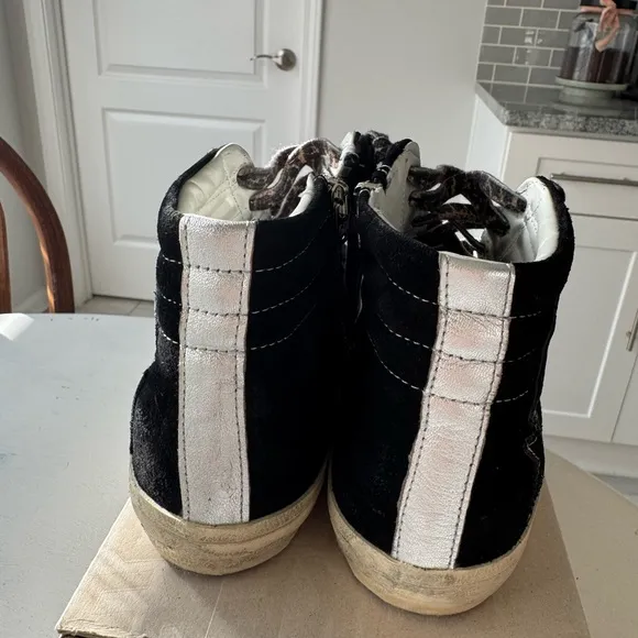 Golden Goose Women’s Black High-Top Sneakers