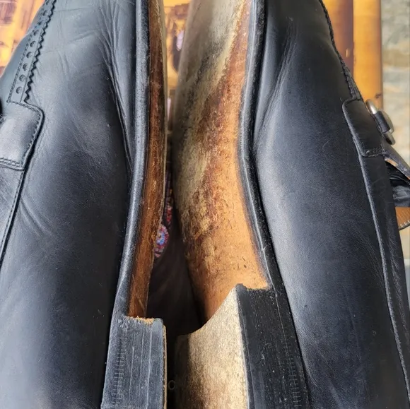 Gucci Black Leather Horsebit Loafers Size 9.5/ US 10