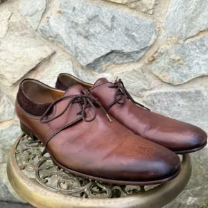 Gucci Brown Leather Derby Dress Shoes US 10