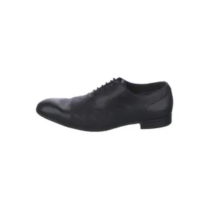 Gucci Men's Black Leather Diamante Lace Up Oxfords Dress Shoes Size 7
