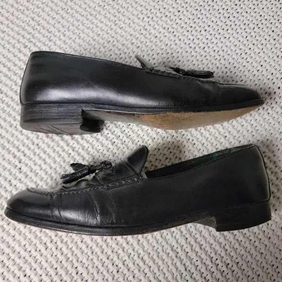 Gucci Men's Black Tassel Loafers