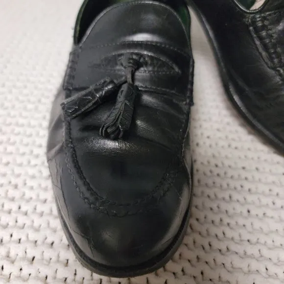 Gucci Men's Black Tassel Loafers