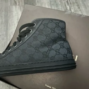 Gucci Piombo Black High-Top Sneakers