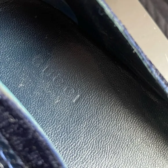 Gucci Sequin Blue Ballet Flats