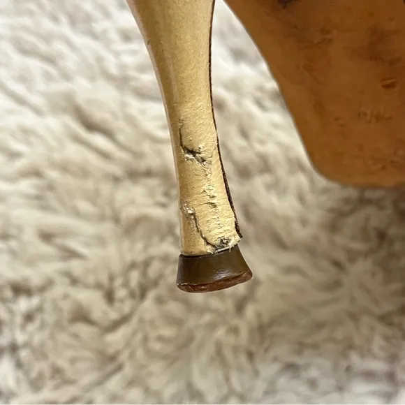 Gucci Strappy Sandals with Gold Logo Plaque Size 37.5C