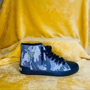 Guess high top sneakers Camo camouflage canvas