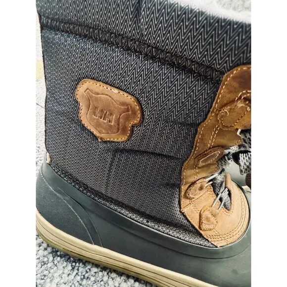 Helly Hansen Men's Waterproof Insulated Winter Boots With Faux Fur Lining